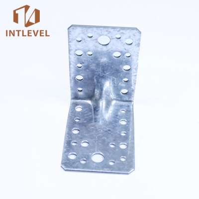 High Quality metal stamping parts 2.0mm reinforced angle bracket wood connector